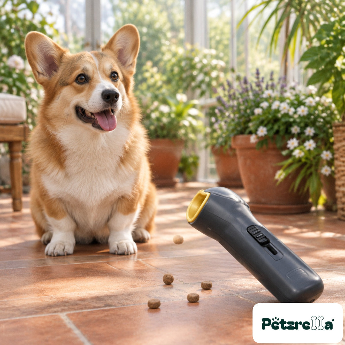 Petzrella Interactive Treat Launcher for Dogs