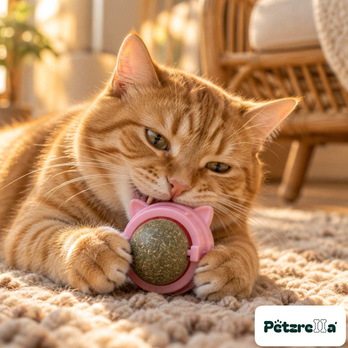 Petzrella Natural Catnip Dental Chew Toy Set