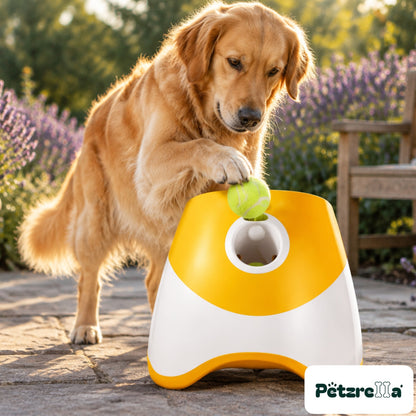 Petzrella Automatic Tennis Ball Launcher for Dogs