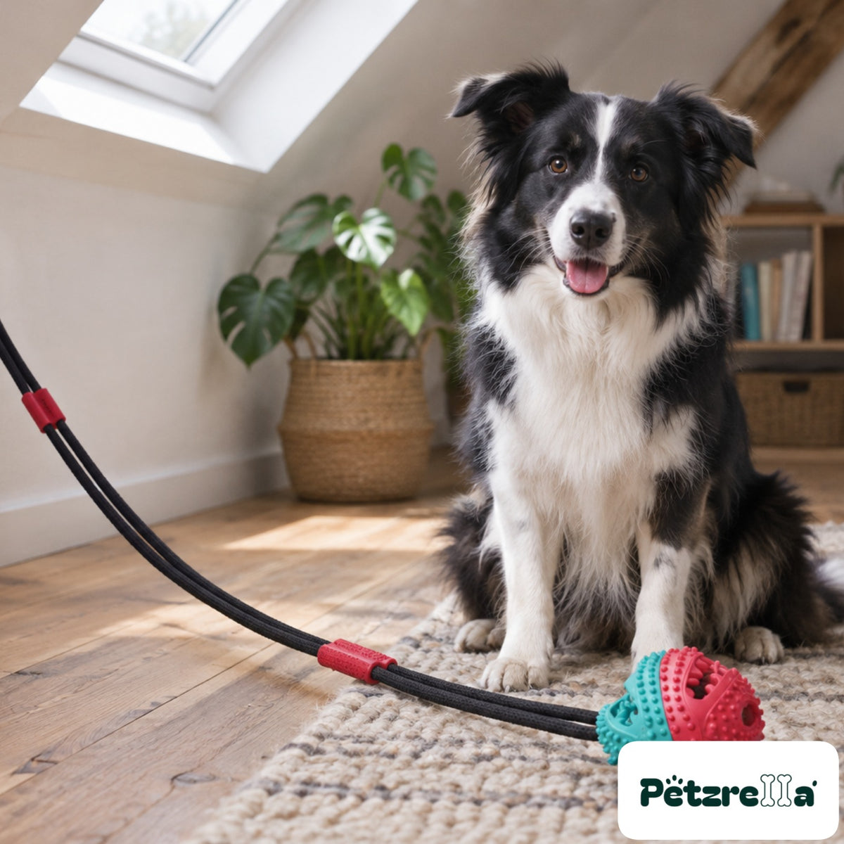 Petzrella Interactive Suction Tug Toy for Dogs