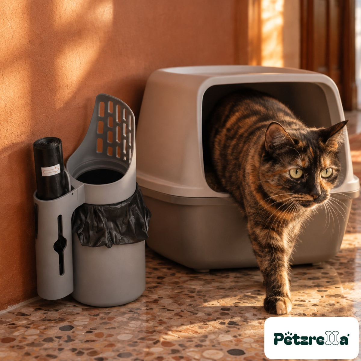 Petzrella No-Touch Cat Litter Scoop