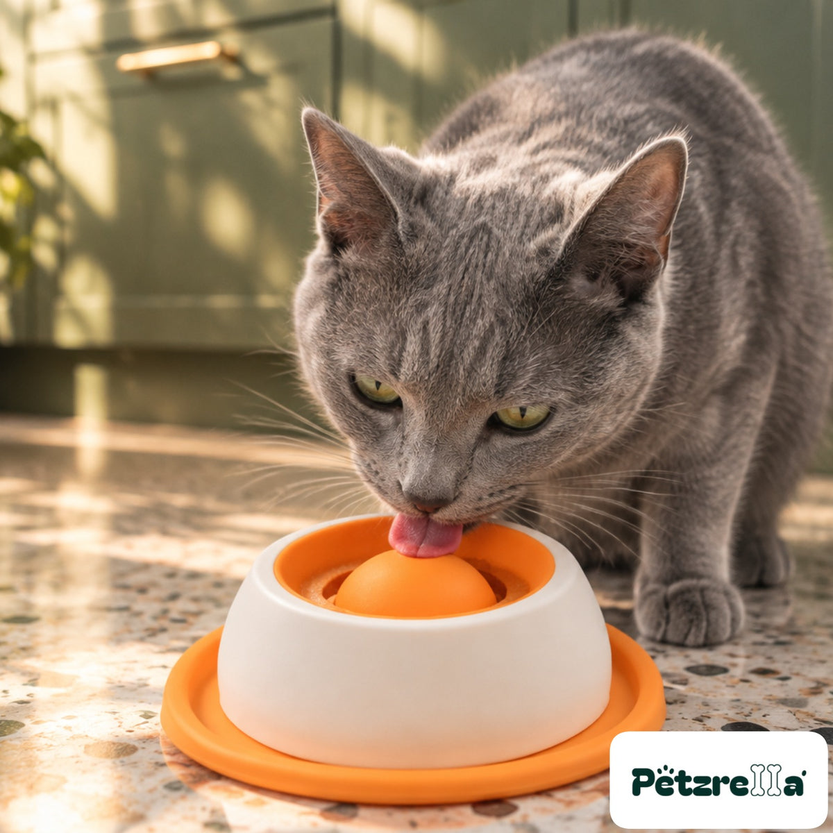 Petzrella Lick Soothing Bowl for Calm Pets