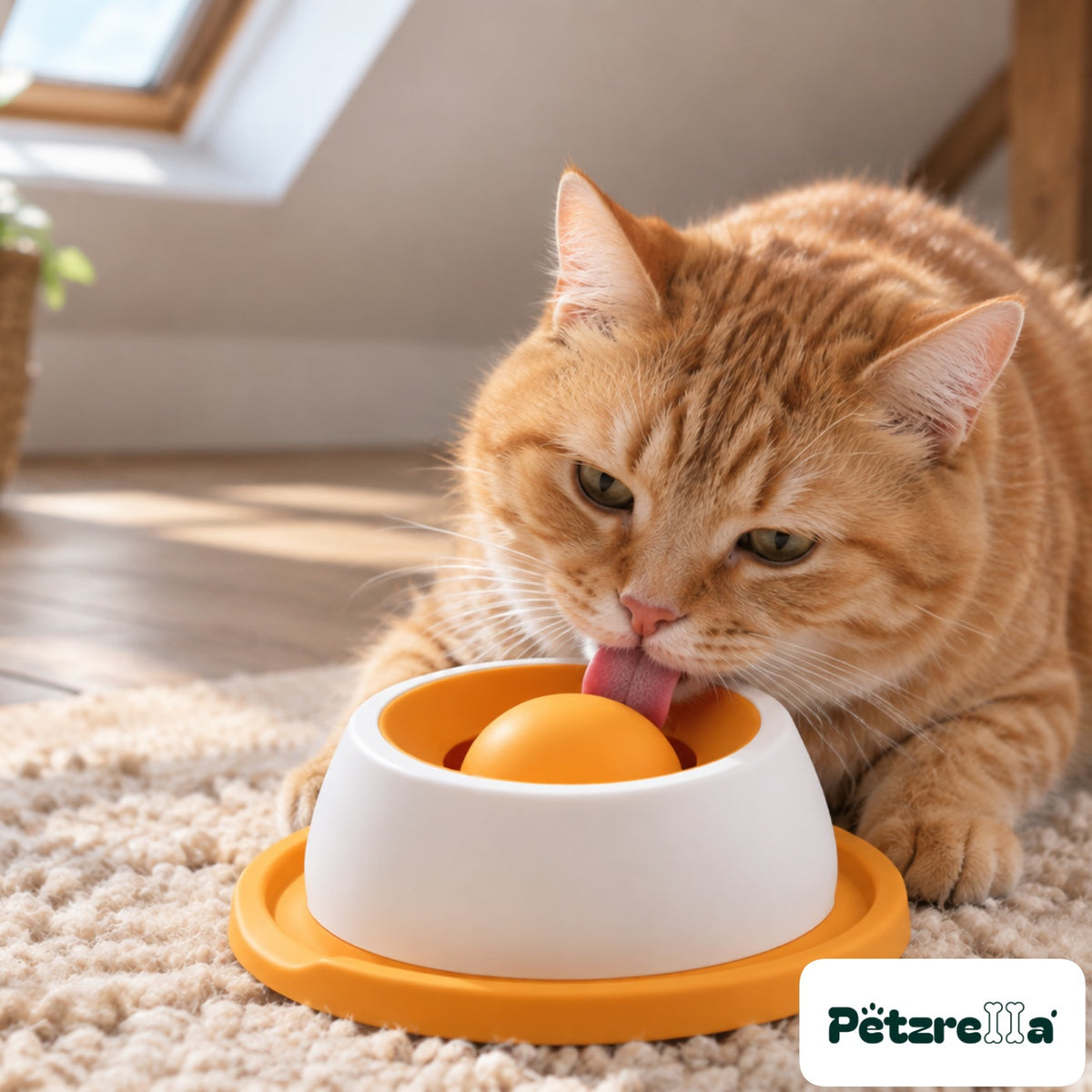 Petzrella Lick Soothing Bowl for Calm Pets