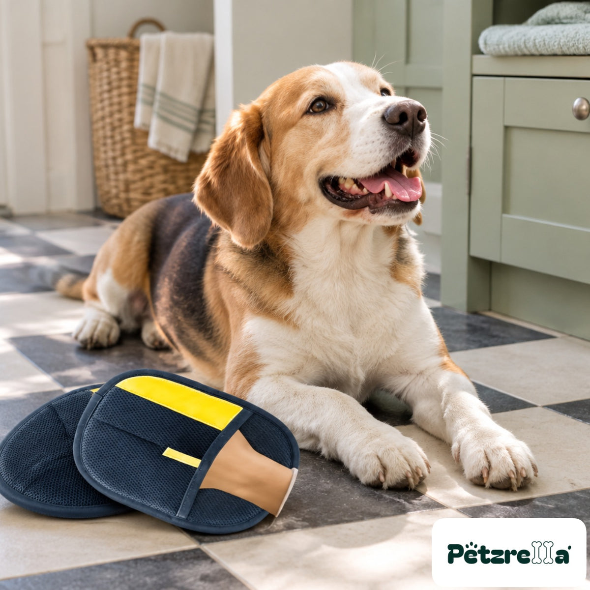 Petzrella Pet Hair Removal Gloves