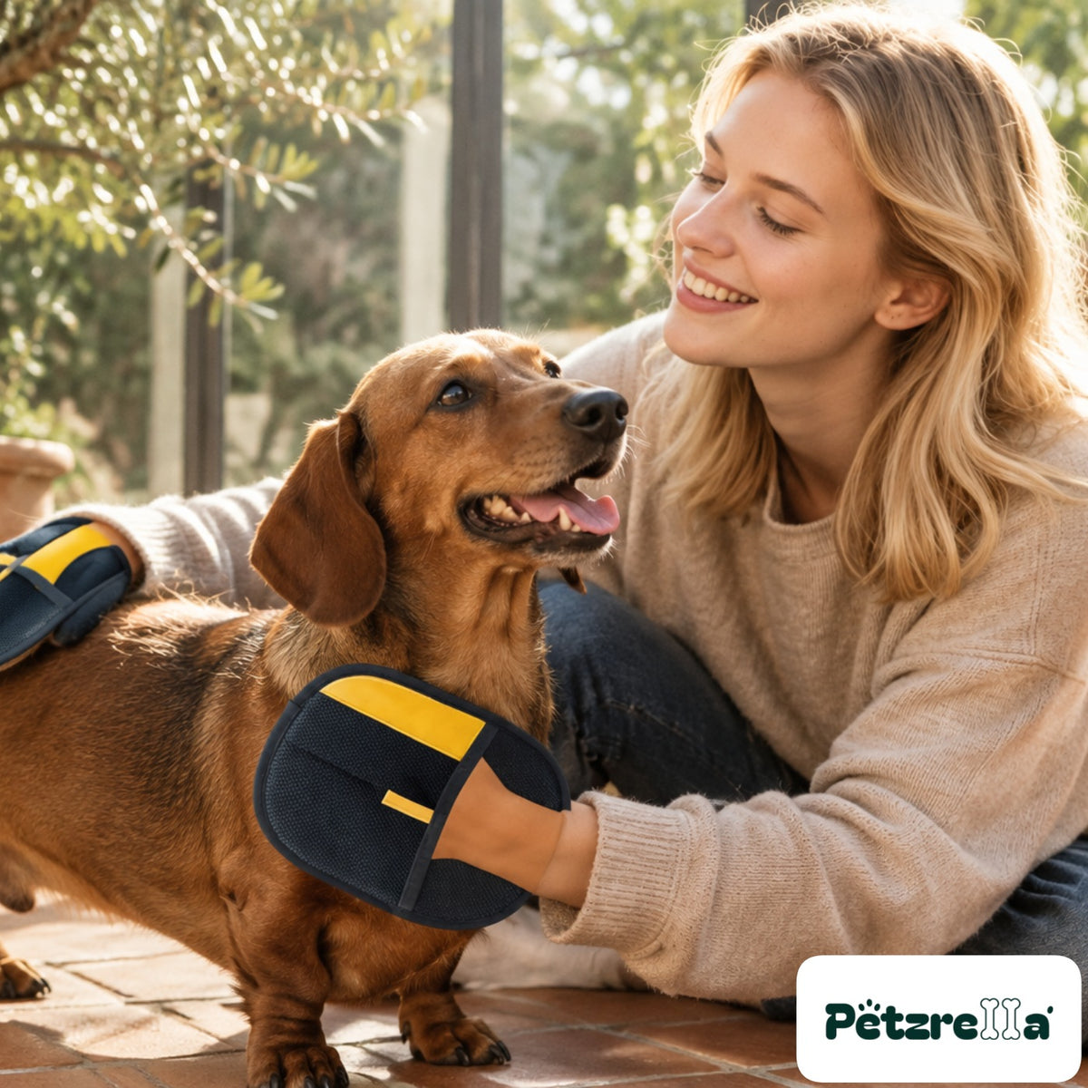 Petzrella Pet Hair Removal Gloves