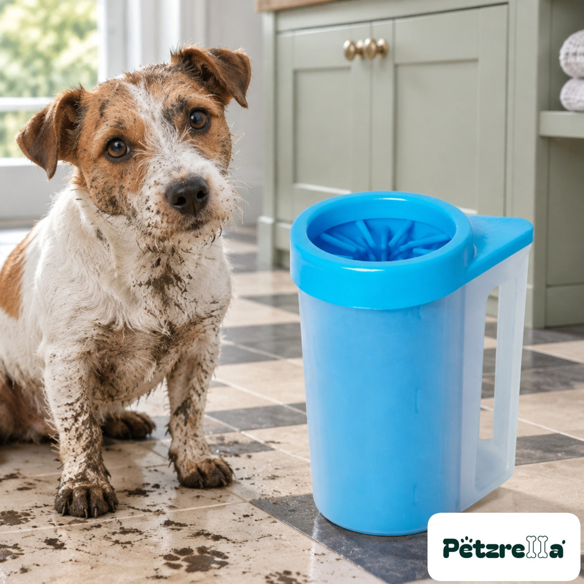 Petzrella Portable Gentle Pet Paw Cleaner