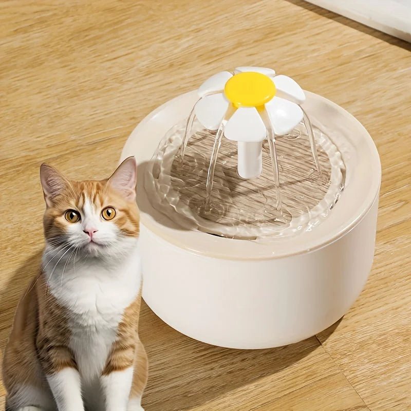 Petzrella 1L Silent Cat Water Fountain – USB & Auto Filter - Petzrella Kft.