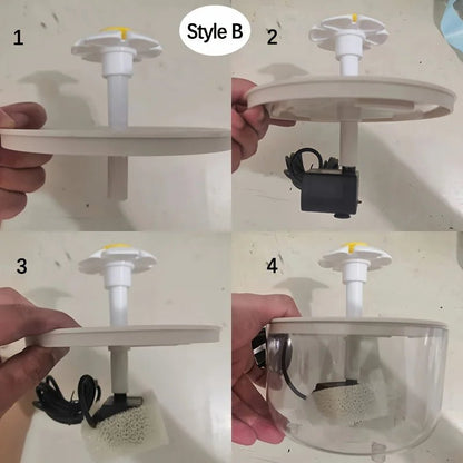 Petzrella 1L Silent Cat Water Fountain – USB & Auto Filter - Petzrella Kft.