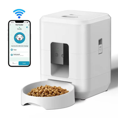 Petzrella Automatic Pet Feeder – Timer & WiFi - Petzrella Kft.