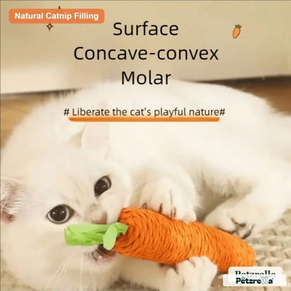 Petzrella Carrot Chew Toy for Cats - Petzrella Kft.