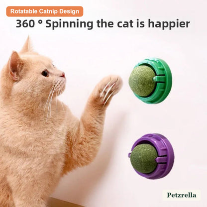 Petzrella Rotatable Catnip Wall Balls - Petzrella Kft.