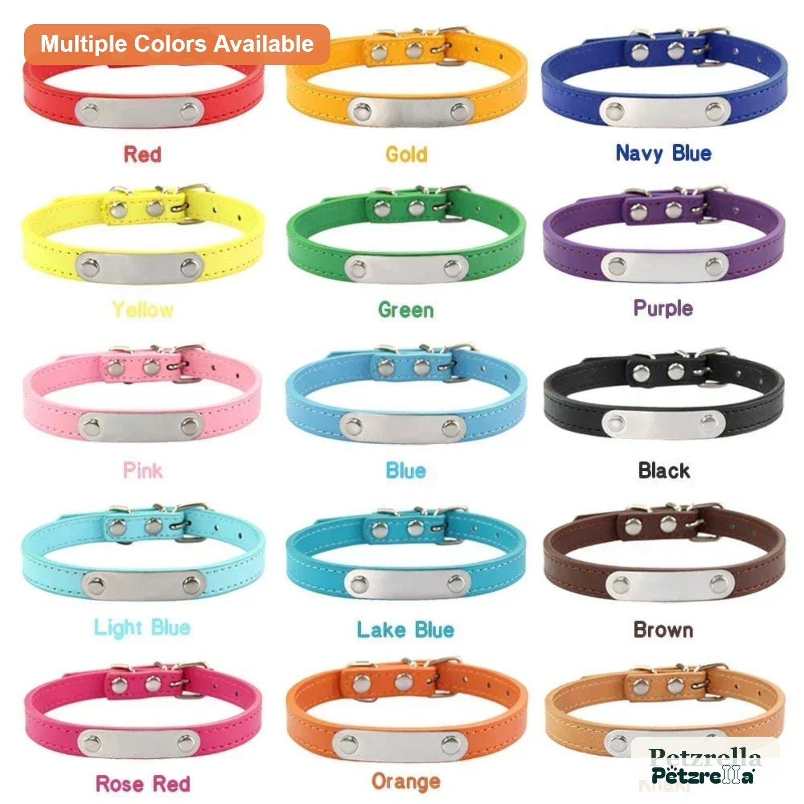 Petzrella Custom Engraved Pet Collar - Personalized for Pets - Petzrella Kft.