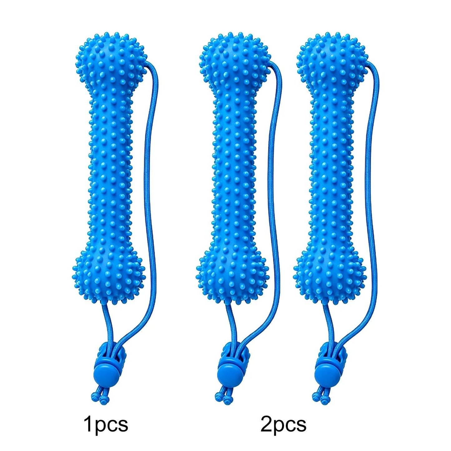 Petzrella Dog Dental Chew Toy with Rope – Bite-Resistant PVC Toothbrush Toy for Dogs - Petzrella Kft.