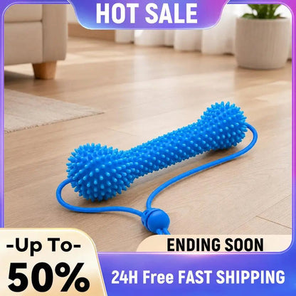 Petzrella Dog Dental Chew Toy with Rope – Bite-Resistant PVC Toothbrush Toy for Dogs - Petzrella Kft.