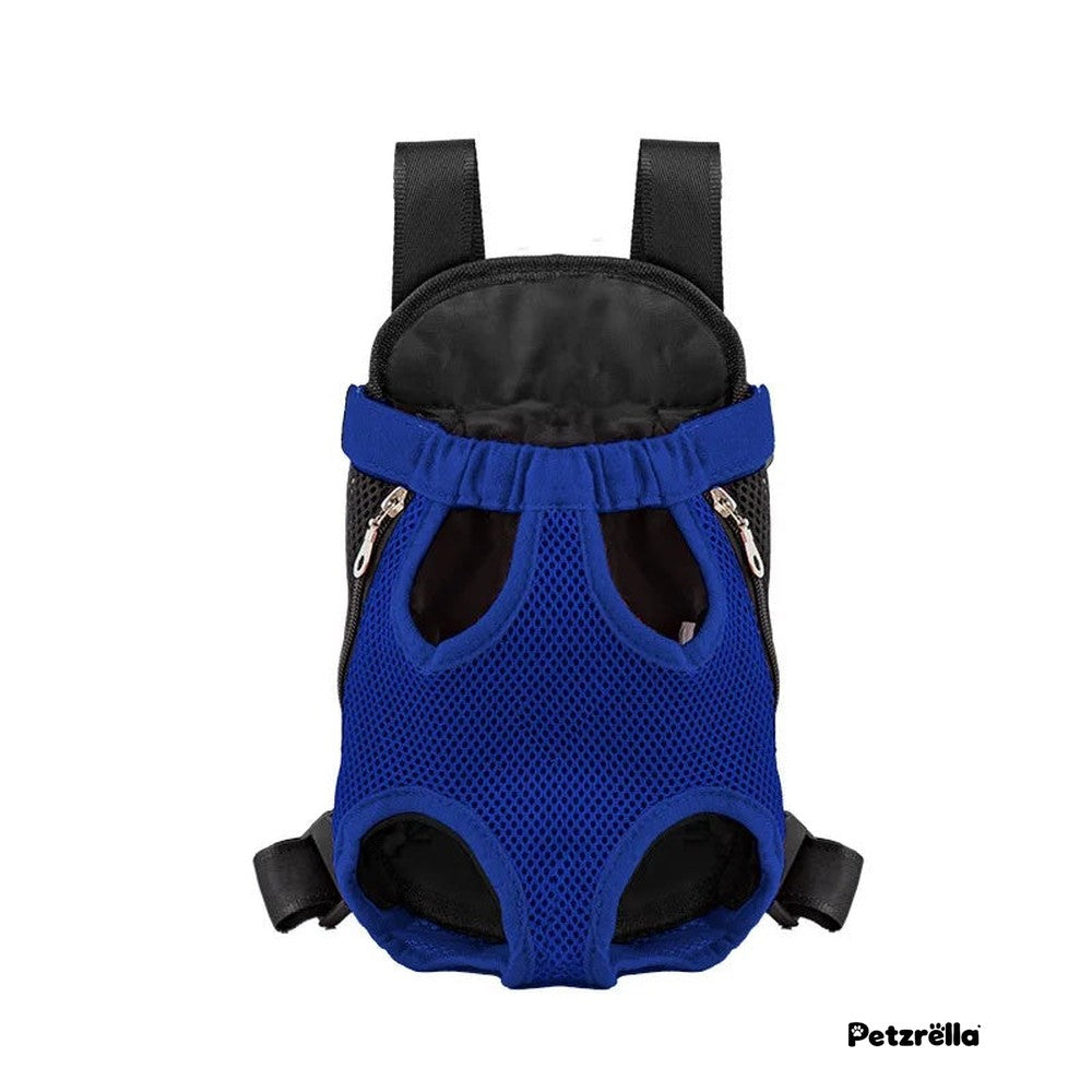 Petzrella Pet Front Carrier in blue
