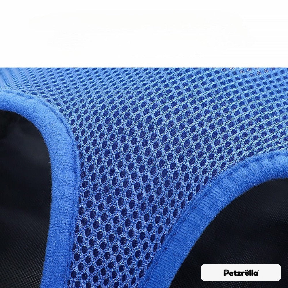 Petzrella Pet Front Carrier breathable mesh close-up