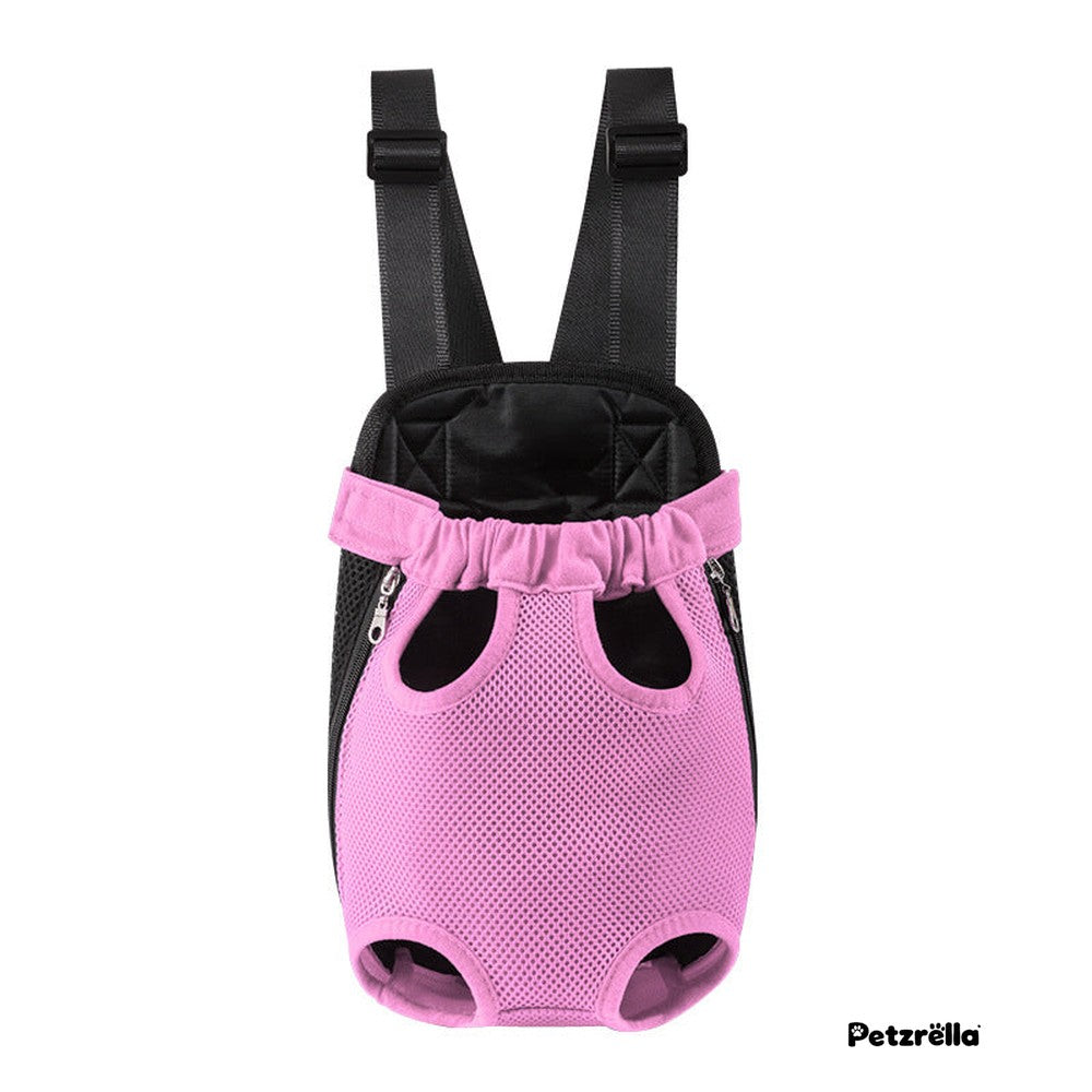 Petzrella Pet Front Carrier in pink