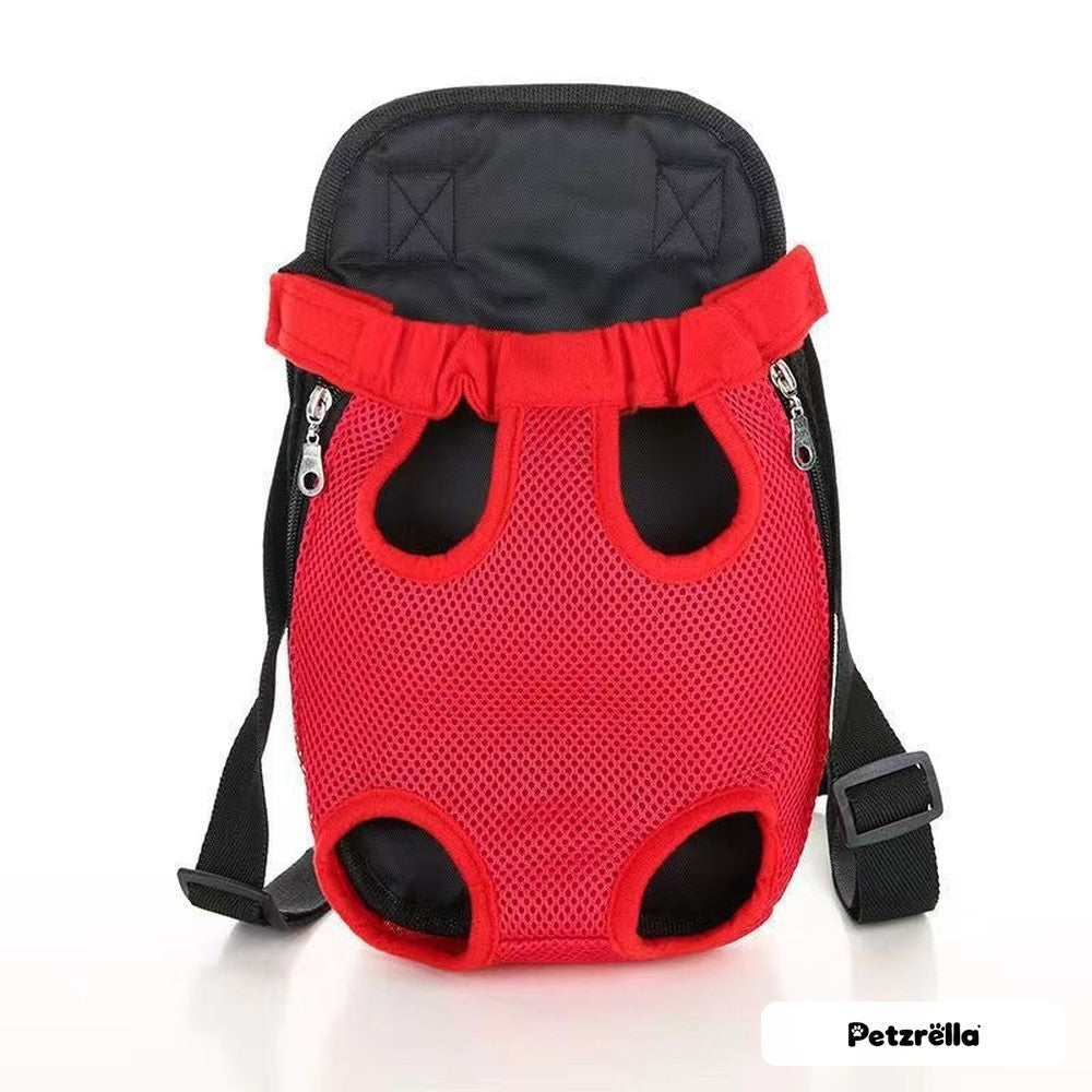 Petzrella Pet Front Carrier in red