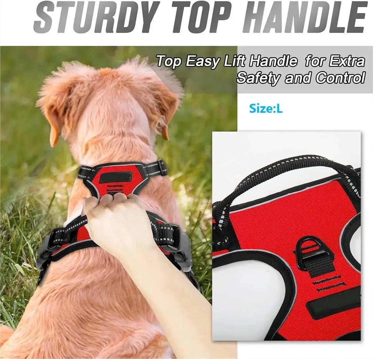Petzrella Dog Vest Harness Sizes S to XL - Petzrella Kft.