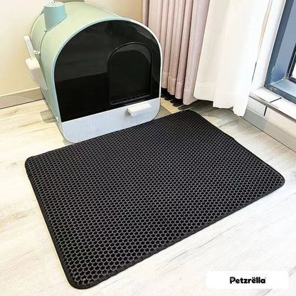 Petzrella cat litter mat black