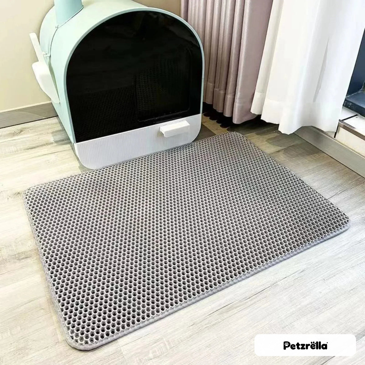 Petzrella cat litter mat grey