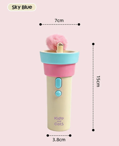 Petzrella Electric Cat Wand Toy – USB Rechargeable Auto-Retract - Petzrella Kft.