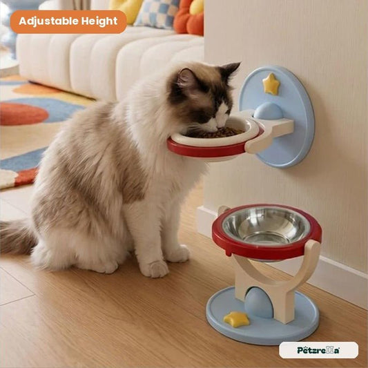 Petzrella Elevated Pet Bowl – Adjustable Height, Anti-Slip Design - Petzrella Kft.