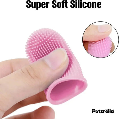 Petzrella finger toothbrush made of soft silicone