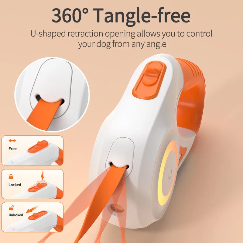 Petzrella LED Retractable Dog Leash 5M - Petzrella Kft.