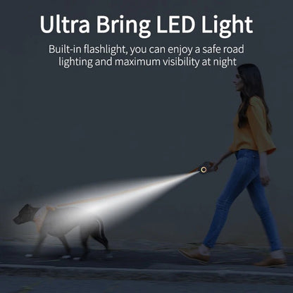 Petzrella LED Retractable Dog Leash 5M - Petzrella Kft.
