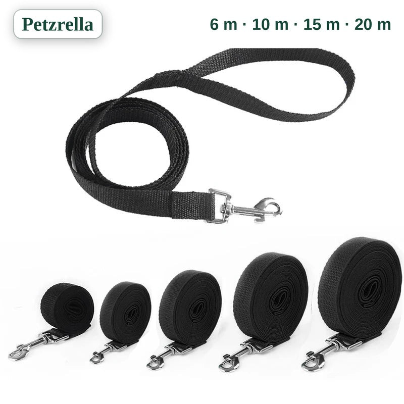 Petzrella training leash available in 6 m, 10 m, 15 m and 20 m