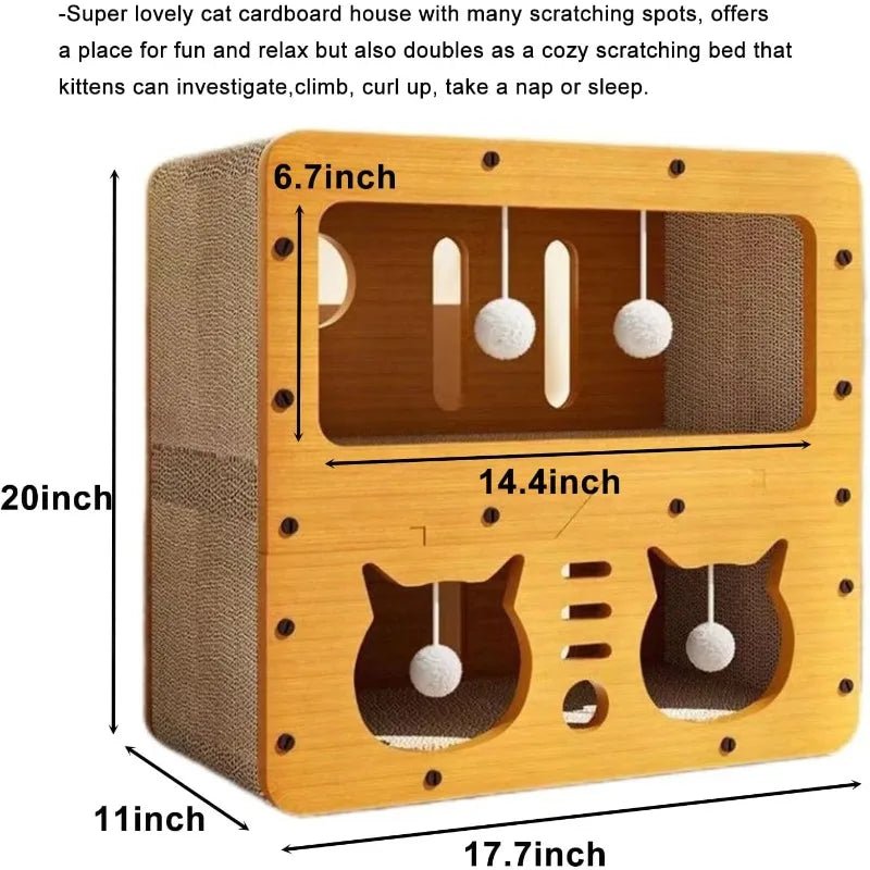 Petzrella Modern Wooden Scratcher Lounge - Petzrella Kft.