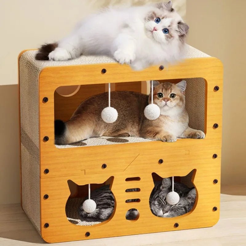 Petzrella Modern Wooden Scratcher Lounge - Petzrella Kft.
