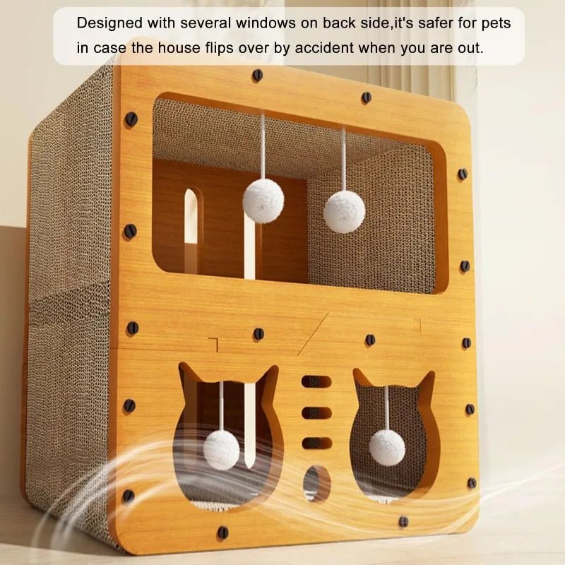 Petzrella Modern Wooden Scratcher Lounge - Petzrella Kft.