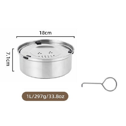 Petzrella No-Spill Floating Pet Water Bowl – Stainless Steel - Petzrella Kft.