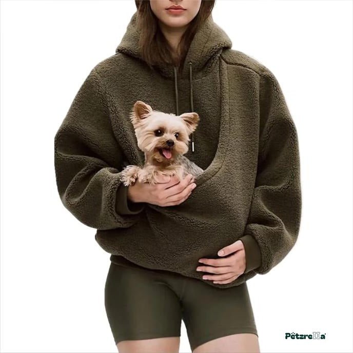 Petzrella Pet Carrier Hoodie – Cozy Carry Pouch for Small Dogs & Cats - Petzrella Kft.