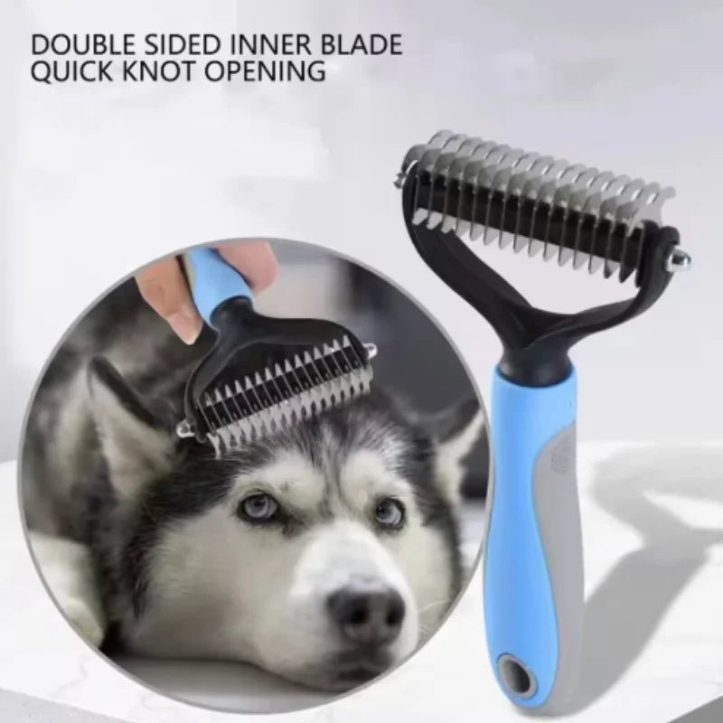 Petzrella Pet Grooming Comb – Stainless Steel for Cats & Dogs - Petzrella Kft.