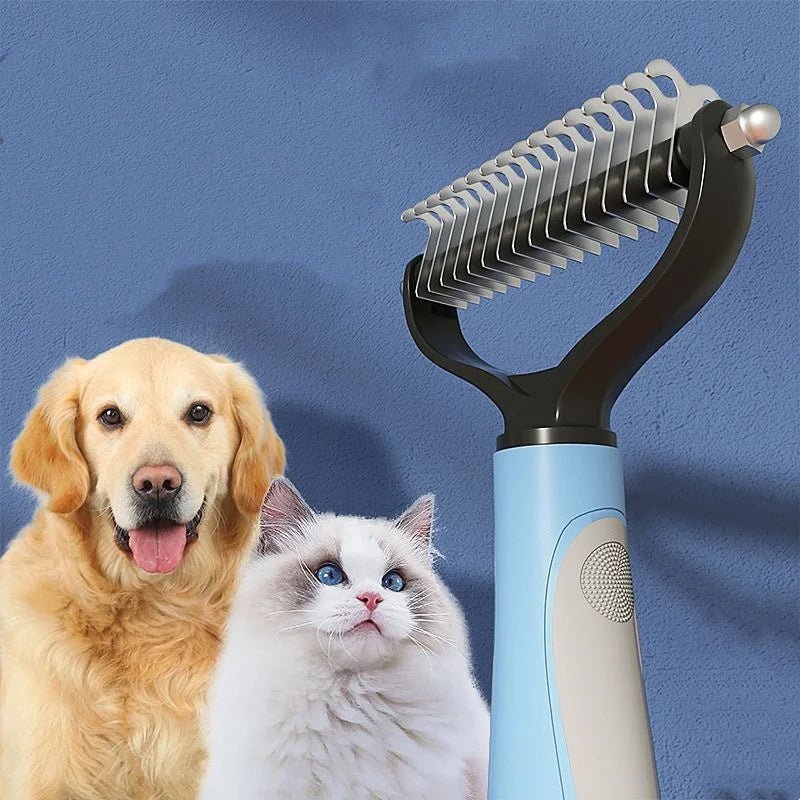 Petzrella Pet Grooming Comb – Stainless Steel for Cats & Dogs - Petzrella Kft.