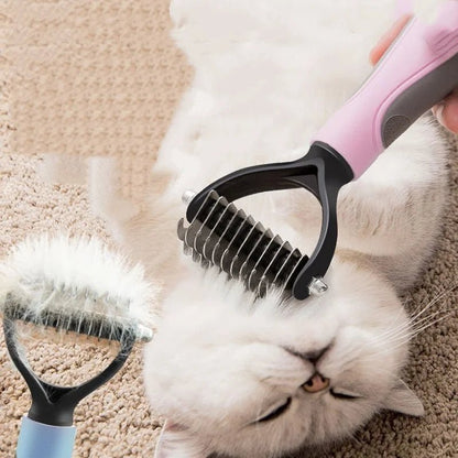 Petzrella Pet Grooming Comb – Stainless Steel for Cats & Dogs - Petzrella Kft.