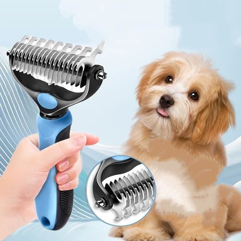 Petzrella Pet Grooming Comb – Stainless Steel for Cats & Dogs - Petzrella Kft.