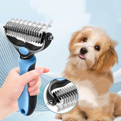 Petzrella Pet Grooming Comb – Stainless Steel for Cats & Dogs - Petzrella Kft.