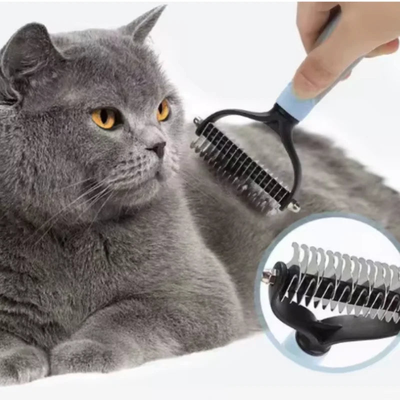 Petzrella Pet Grooming Comb – Stainless Steel for Cats & Dogs - Petzrella Kft.