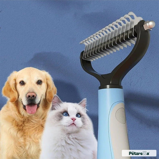 Petzrella Pet Grooming Comb – Stainless Steel for Cats & Dogs - Petzrella Kft.