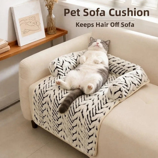Petzrella Plush Pet Sofa Mat – Non-Slip & Washable - Petzrella Kft.