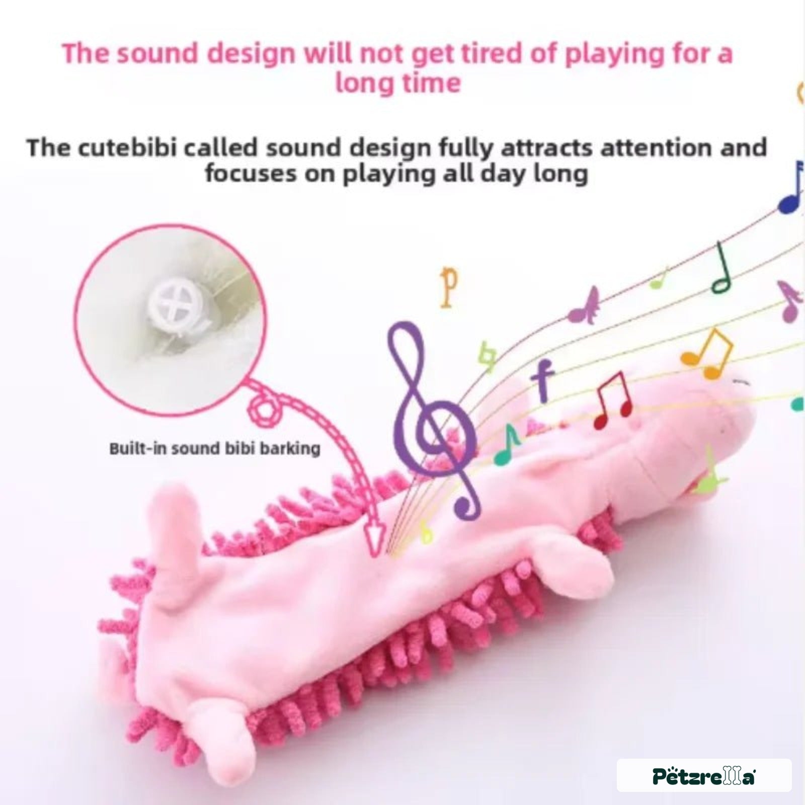Petzrella Plush Dog Toy Squeaky Toys for Small Dogs