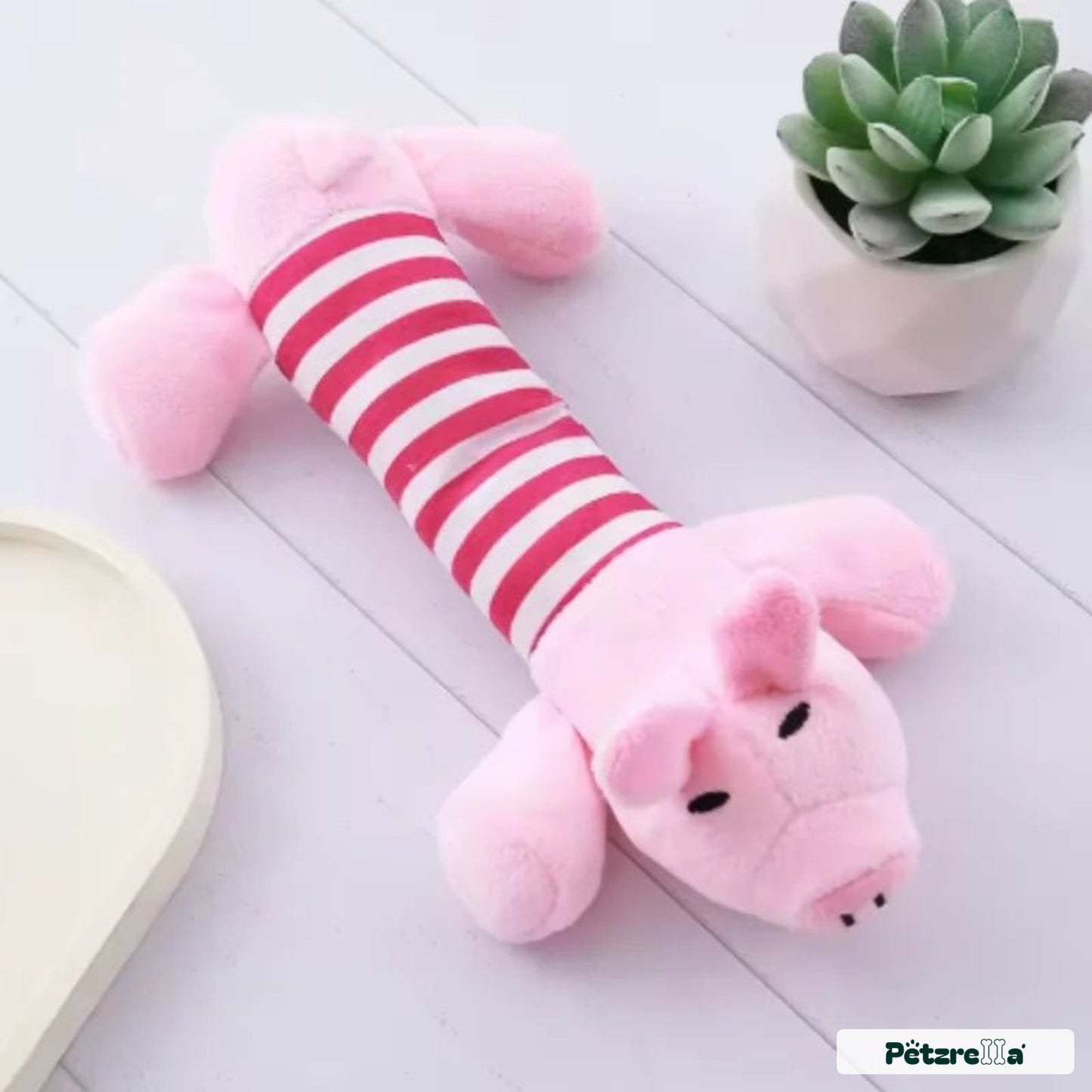 Petzrella Plush Dog Toy Squeaky Toys for Small Dogs