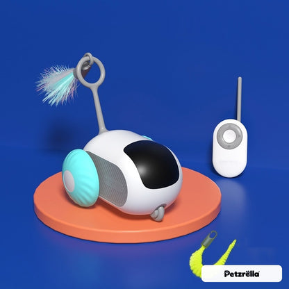 Petzrella remote control cat car in blue with remote