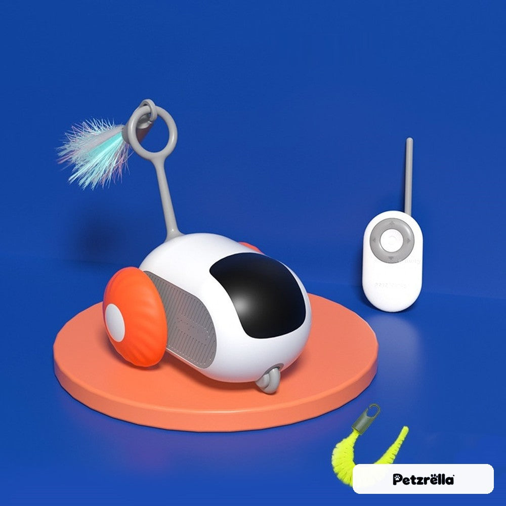 Petzrella remote control cat car in orange with remote
