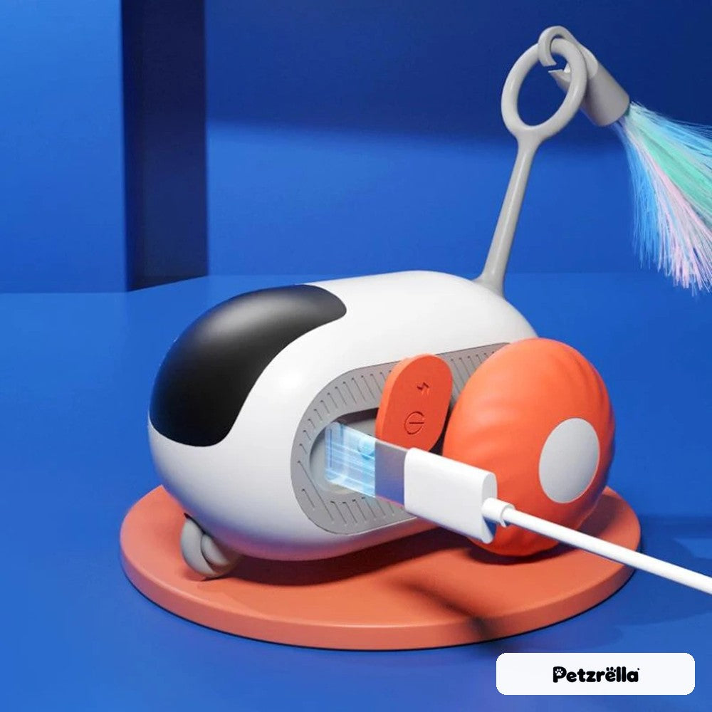 Petzrella cat car charging via USB cable
