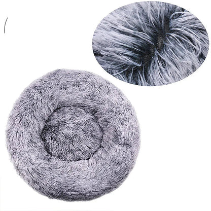 Petzrella Round Plush Pet Bed – 6 Sizes for Cats & Dogs - Petzrella Kft.
